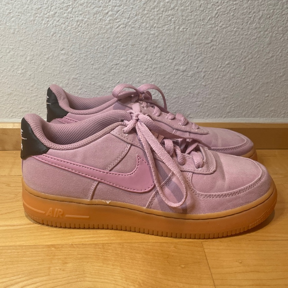 Pink Nike Air Force ones